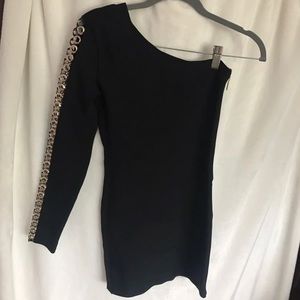 Marciano black mini dress